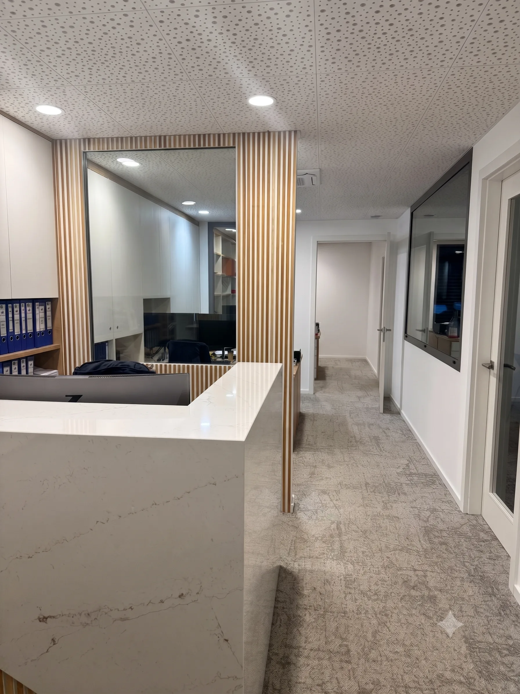 Rénovation de bureaux commerciaux